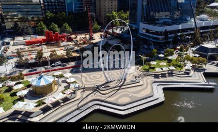 Elizabeth Quay, The Esplanade, Perth, Australie occidentale Banque D'Images