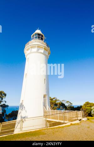 Scène d'architecture maritime sur une attraction touristique de phare à Wynyard, dans le nord-ouest de la Tasmanie, en Australie Banque D'Images