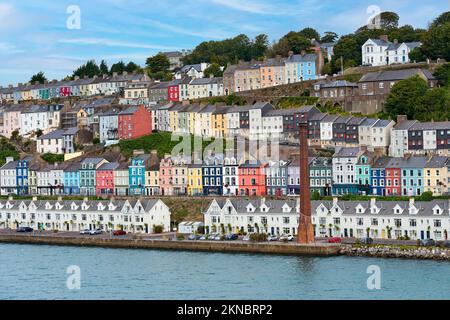 Paysage urbain de Cobh Harbour, port maritime de Cork en Irlande du Sud Banque D'Images