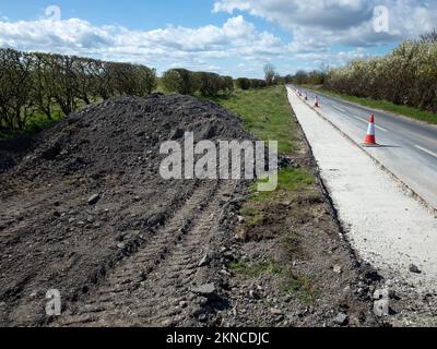 Road Cones Roadworks Cone Traffic Cone Royaume-Uni Banque D'Images