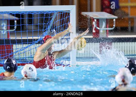 Piscine Babel, Rome, Italie, 26 novembre 2022, Caterina Banchelli (RN Florentia) pendant SIS Roma contre RN Florentia - Waterpolo Italian Serie A1 Banque D'Images