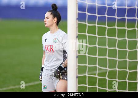 Alex Brooks #1 de Blackburn Rovers pendant le match de coupe de la Ligue continentale de FA Womens Liverpool Womens contre Blackburn Rovers Ladies à Prenton Park, Birkenhead, Royaume-Uni, 27th novembre 2022 (photo de Phil Bryan/News Images) à Birkenhead, Royaume-Uni, le 11/27/2022. (Photo de Phil Bryan/News Images/Sipa USA) Banque D'Images