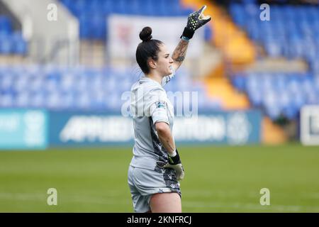 Birkenhead, Royaume-Uni. 27th novembre 2022. Alex Brooks #1 de Blackburn Rovers pendant le match de coupe de la Ligue continentale de FA Womens Liverpool Womens contre Blackburn Rovers Ladies à Prenton Park, Birkenhead, Royaume-Uni, 27th novembre 2022 (photo de Phil Bryan/News Images) à Birkenhead, Royaume-Uni, le 11/27/2022. (Photo de Phil Bryan/News Images/Sipa USA) Credit: SIPA USA/Alay Live News Banque D'Images