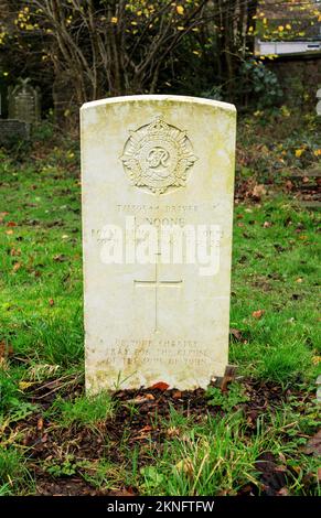 Tombe de guerre du Commonwealth, cimetière Blackburn. Banque D'Images