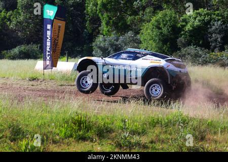 Sara Price (USA)/RJ Anderson (USA), Chip Ganassi Racing pendant le X-Prix Extreme E Energy à Punta del Este, Uruguay. 11th juin 2022. (Photo de Colin McMaster/Motorsport Images/Sipa USA) Credit: SIPA USA/Alay Live News Banque D'Images