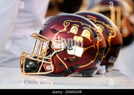 Madison, WI, États-Unis. 26th novembre 2022. Casque Minnesota Golden Gophers pendant le match de football NCAA entre les Minnesota Golden Gophers et les Wisconsin Badgers au Camp Randall Stadium de Madison, WISCONSIN. Darren Lee/CSM/Alamy Live News Banque D'Images