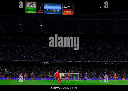 Barcelone, Espagne. Crédit : D. 24th nov. 2022. Stade Camp Nou (Barcelone) football/Soccer : match de la Ligue des champions des femmes entre le FC Barcelone 3-0 FC Bayern Munich au Camp Nou à Barcelone, Espagne. Credit: D .Nakashima/AFLO/Alamy Live News Banque D'Images