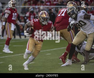 San Francisco 49ers linebacker Dre Greenlaw (57) during an NFL football  game against the New Orleans Saints in Santa Clara, Calif., Sunday, Nov.  27, 2022. (AP Photo/Godofredo A. Vásquez Stock Photo - Alamy