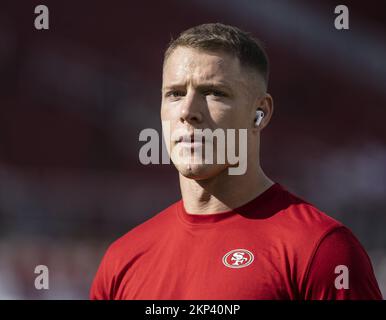 San Francisco 49ers linebacker Dre Greenlaw (57) during an NFL football  game against the New Orleans Saints in Santa Clara, Calif., Sunday, Nov.  27, 2022. (AP Photo/Godofredo A. Vásquez Stock Photo - Alamy