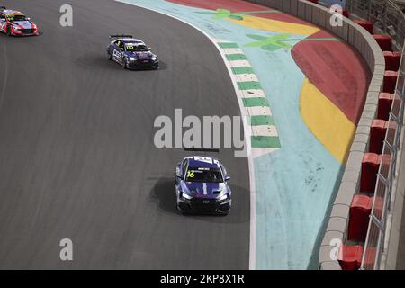 16 MAGNUS Gilles (bel), Comtoyou Team Audi Sport, Audi RS 3 LMS, action pendant la WTCR - course de l'Arabie Saoudite 2022, 9th ronde de la FIA World Touring car Cup 2022, sur le circuit Jeddah Corniche de 25 novembre à 27 à Jeddah, Arabie Saoudite - photo: GR..ganmory Land/DPPI/LiveMedia Banque D'Images