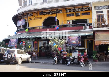 Scène de rue, Phnom Penh, Cambodge Banque D'Images