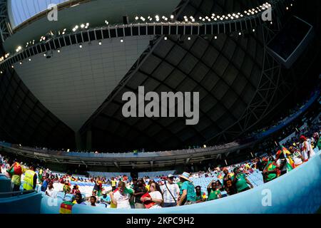 Al Wakrah, Qatar. 28th novembre 2022. Stade Al Janoub lors de la coupe du monde de la FIFA, Qatar. , . À Al Wakrah, au Qatar. (Photo de Bagu Blanco/PRESSIN) crédit: PRESSINPHOTO SPORTS AGENCY/Alay Live News Banque D'Images