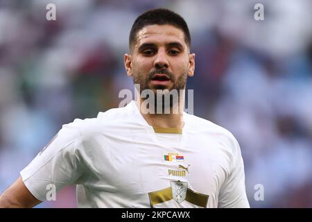 Al Wukair, Qatar. 28th novembre 2022. Aleksandar Mitrovic de Serbie lors du match de la coupe du monde de la FIFA 2022 au stade Al Janoub, Al Wukair. Le crédit photo doit être lu : David Klein/crédit sportif : Sportimage/Alamy Live News/Alamy Live News Banque D'Images