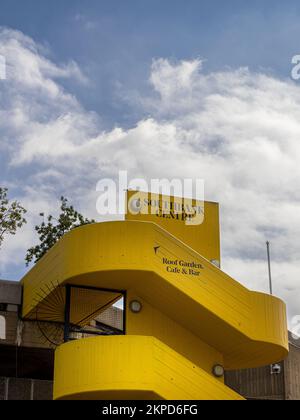 South Bank Center Staircase, South Bank Londres, Angleterre Banque D'Images
