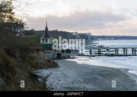 Hôtel particulier de mer, résidence du Président, la mer Baltique, Pionersk, région de Kaliningrad, Russie, 3 janvier 2019 Banque D'Images