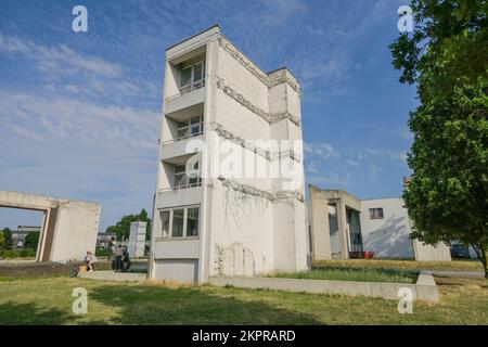 Ludwigsturm, Garten der Erinnerung, Altstadtpark, Duisburg, Nordrhein-Westfalen, Allemagne Banque D'Images