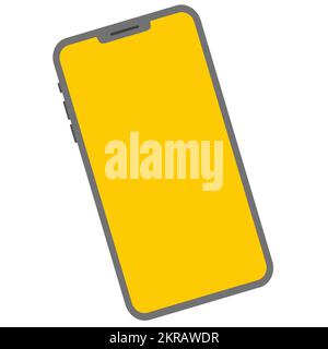 Icône de smartphone dans le modèle plat Illustration de Vecteur