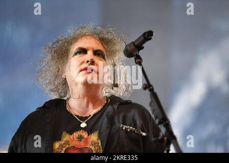Paris, France. 28th novembre 2022. The Cure, Robert Smith se produit à l'Accor Arena de Paris, France, le 28 novembre 2022. Photo de Christophe Meng/ABACAPRESS.COM crédit: Abaca Press/Alay Live News Banque D'Images