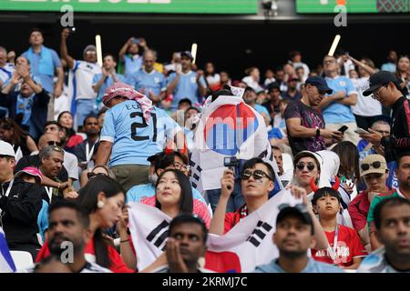 Doha, Qatar. 24 novembre 2022. Coupe du monde de la FIFA. Uruguay contre Corée Banque D'Images