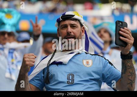 Doha, Qatar. 24 novembre 2022. Coupe du monde de la FIFA. Uruguay contre Corée Banque D'Images