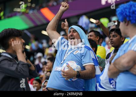 Doha, Qatar. 24 novembre 2022. Coupe du monde de la FIFA. Uruguay contre Corée Banque D'Images