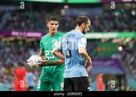 Doha, Qatar. 24 novembre 2022. Coupe du monde de la FIFA. Uruguay contre Corée Banque D'Images