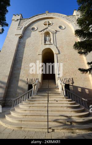 Chapelle Saint-Vincent-de-Paul sur l'avenue Alrov Mamilla à Jérusalem, Israël. Banque D'Images