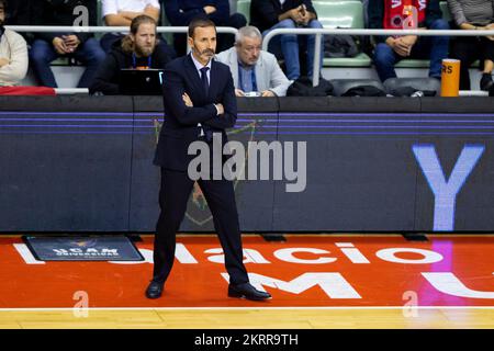 Sito Alonso, UCAM Murcia CB vs Mombus Obradoiro, ACB, Liga Endesa de basket, Basketball première division, ligue régulière, jour 9, Palacio de los Deportes Banque D'Images