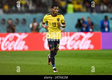 Doha, Catar. 29th novembre 2022. G. Plata de l'Equateur pendant le match entre l'Equateur et le Sénégal, valable pour la phase de groupe de la coupe du monde, tenue au stade international de Khalifa à Doha, Qatar. Crédit: Richard Callis/FotoArena/Alamy Live News Banque D'Images