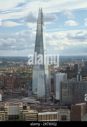 The Shard Office Building Skyscraper et City Skyline, Londres, Royaume-Uni Banque D'Images