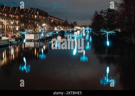 Amsterdam Light Festival pays-Bas Banque D'Images