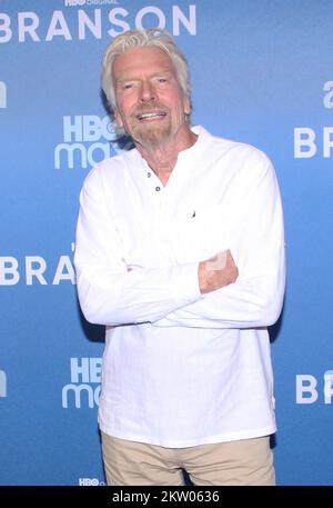 New York, NY, États-Unis. 29th novembre 2022. Sir Richard Branson à la première New-yorkaise de la série de docu de HBO Branson à la salle de projection HBO à New York, sur 29 novembre 2022. Crédit : Erik Nielsen/Media Punch/Alay Live News Banque D'Images