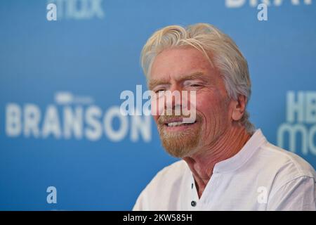 Sir Richard Branson assiste à la première de Branson à New York à la salle de projection HBO sur 29 novembre 2022 à New York. Banque D'Images