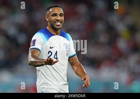 Al Rayyan, Qatar ; 29th novembre 2022 ; football de la coupe du monde de la FIFA, pays de Galles contre Angleterre ; Callum Wilson, d'Angleterre Banque D'Images