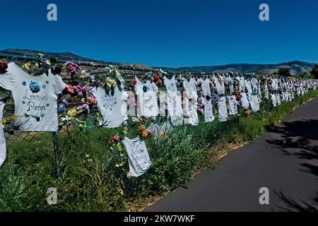 Dites leurs noms mémorial, Ashland, Oregon, États-Unis Banque D'Images