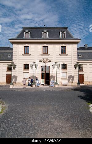 Statue équestre au Musée des calèches ou au Musée des autocars dans l'ancienne écurie et maison de calèche le Palais des Festetics est un palais baroque situé à t Banque D'Images