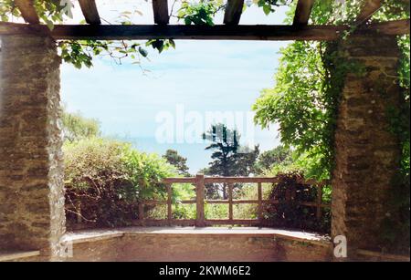 Coleton Fishacre à Devon. Un bien de la National Trust, tourné sur film en 1990s. Banque D'Images