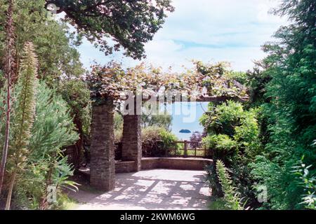 Coleton Fishacre à Devon. Un bien de la National Trust, tourné sur film en 1990s. Banque D'Images