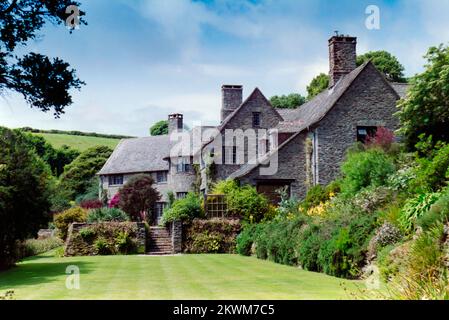 Coleton Fishacre à Devon. Un bien de la National Trust, tourné sur film en 1990s. Banque D'Images