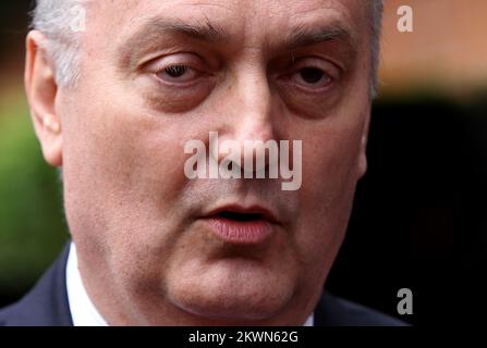 Zlatko Lagumdzija, Vice-Président du Conseil des Ministres de Bosnie-Herzégovine dans le restaurant Okrugljak. Banque D'Images