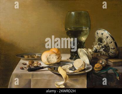 Pieter Claesz, Still Life avec Tazza, peinture à l'huile sur panneau, 1636 Banque D'Images