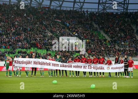 26.03.2016., Budapest, Hongrie - match de football amical, Hongrie - Croatie au stade Groupama Arena. Photo: Igor Kralj/PIXSELL Banque D'Images