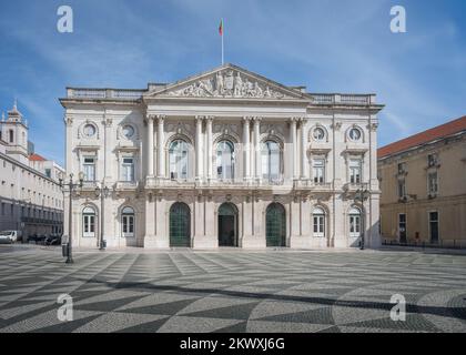 Hôtel de ville de Lisbonne à la place Praca do Municipio - Lisbonne, Portugal Banque D'Images