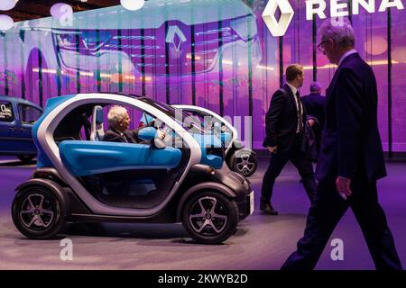 Renault Twizy au salon de l'automobile de Genève, Suisse, CH, sur 7 mars 2017. (Photo de Saso Domijan) Banque D'Images