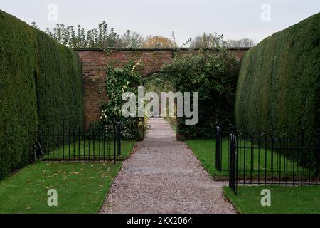 Arley Hall et jardins Banque D'Images