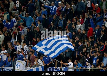 12.11.2017., stade Georgios Karaiskakis, Pirée, Greese - qualifications européennes pour la coupe du monde de la FIFA 2018. En Russie, les disputations, deuxième étape, Grèce - Croatie. Photo: Igor Kralj/PIXSELL Banque D'Images