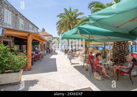 07.06.2018., île Lopud, Croatie - l'île Lopud est l'une des îles du sud de l'Adriatique et est située à environ 5 km au nord-ouest du port de Dubrovnik. À l'est de Lopud se trouve l'île de Kolocep, et à l'ouest se trouve l'île de Sipan. Sur le côté ouest de l'île se trouve la ville homonyme. Photo: Grgo Jelavic/PIXSELL Banque D'Images