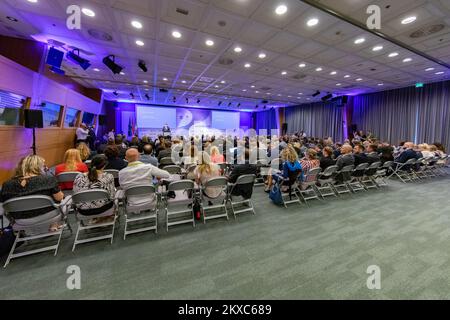 15.07.2019., Hotel Palace, Dubrovnik, Croatie - Conférence internationale "la démographie, l'emploi et la croissance: L'avenir en Europe centrale, du Sud-est et orientale" dans l'organisation du Fonds monétaire international (FMI) et de la banque nationale croate (HNB). Les hôtes de la conférence sont le directeur adjoint de la FIOM Tao Zhang et le gouverneur de HNB Boris Vujcic photo: Grgo Jelavic/PIXSELL Banque D'Images