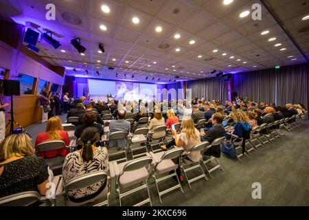 15.07.2019., Hotel Palace, Dubrovnik, Croatie - Conférence internationale "la démographie, l'emploi et la croissance: L'avenir en Europe centrale, du Sud-est et orientale" dans l'organisation du Fonds monétaire international (FMI) et de la banque nationale croate (HNB). Les hôtes de la conférence sont le directeur adjoint de la FIOM Tao Zhang et le gouverneur de HNB Boris Vujcic photo: Grgo Jelavic/PIXSELL Banque D'Images