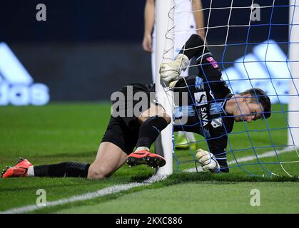 Le gardien de but croate Simon Sluga rejoint Luton Town comme l'achat le plus cher de l'histoire du championnat. 10.03.2019., Zagreb, Croatie - Croate 1st League, 24. kolo, GNK Dinamo - HNK Rijeka. Simon Sluga photo: Marko Lukunic/PIXSELL Banque D'Images